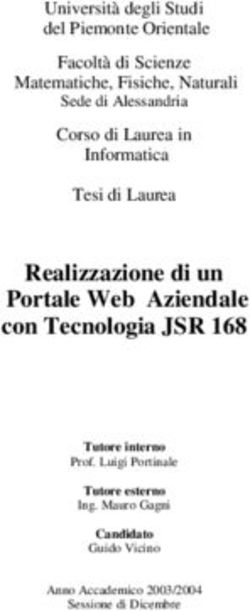 Realizzazione di un Portale Web Aziendale con Tecnologia JSR 168