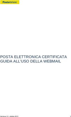 POSTA ELETTRONICA CERTIFICATA GUIDA ALL'USO DELLA WEBMAIL - Versione 2. ...