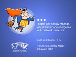 Il ruolo dell'energy manager per la transizione energetica e il contenuto dei costi - Livio De Chicchis, FIRE Forum caro energia, Napoli 28 giugno ...