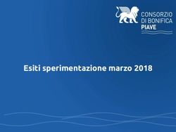 Esiti sperimentazione marzo 2018 - Consorzio di Bonifica ...