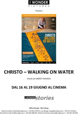 CHRISTO - WALKING ON WATER - Appuntamento al Cinema