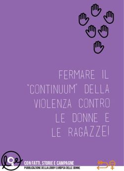 Le rag azze! Fermare il "continuum" della Violenza contro le donne e - Con fatti, storie e campagne - European Women's Lobby