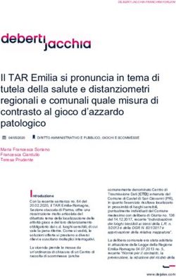 Il TAR Emilia si pronuncia in tema di tutela della salute e distanziometri regionali e comunali quale misura di contrasto al gioco d'azzardo ...