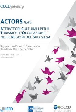 ACTORS Italia ATTRATTORI CULTURALI PER IL TURISMO E L'OCCUPAZIONE NELLE REGIONI DEL SUD ITALIA - OECD.org