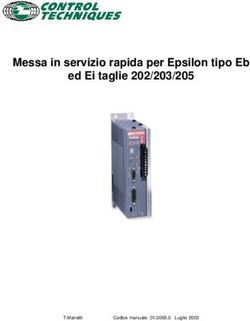 Messa in servizio rapida per Epsilon tipo Eb ed Ei taglie 202/203/205 - T.Manetti