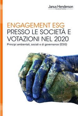 ENGAGEMENT ESG PRESSO LE SOCIET&Agrave; E VOTAZIONI NEL 2020 - Principi ambientali, sociali e di governance (ESG)