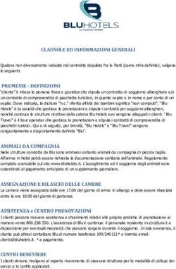 CLAUSOLE ED INFORMAZIONI GENERALI - Hotel Royal Village