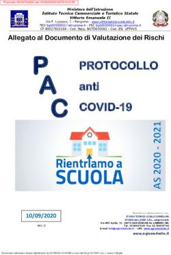 PROTOCOLLO anti Allegato al Documento di Valutazione dei Rischi - Istituto Tecnico Commerciale ...