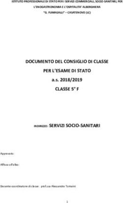 DOCUMENTO DEL CONSIGLIO DI CLASSE PER L'ESAME DI STATO