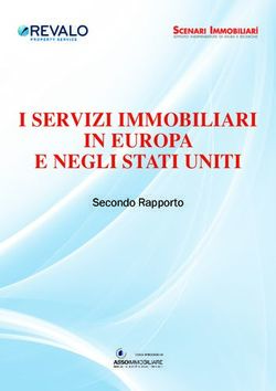 I SERVIZI IMMOBILIARI IN EUROPA E NEGLI STATI UNITI - Secondo Rapporto - FIMAA Milano