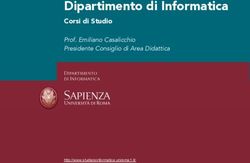 Dipartimento di Informatica - Corsi di Studio Prof. Emiliano Casalicchio Presidente Consiglio di Area Didattica - Sapienza