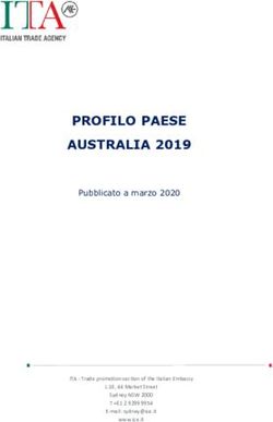 PROFILO PAESE AUSTRALIA 2019 - Pubblicato a marzo 2020 - Agenzia ICE
