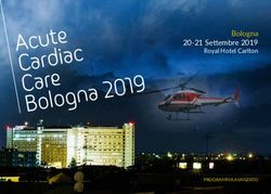Bologna 20-21 Settembre 2019 - Royal Hotel Carlton - PROGRAMMA AVANZATO - Anmco