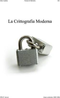 La Crittografia Moderna - 5IC - La Crittografia Moderna