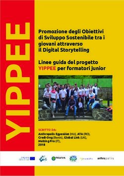 Promozione degli Obiettivi di Sviluppo Sostenibile tra i giovani attraverso il Digital Storytelling Linee guida del progetto YIPPEE per formatori ...