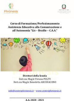 Corso di Formazione/Perfezionamento Assistenza Educativa alla Comunicazione e all'Autonomia "Lis - Braille - C.A.A."