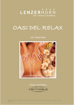 OASI DEL RELAX con l'Ayurveda - e linea cosmetica - Hotel Lenzerhorn Spa & Wellness
