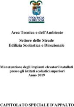 CAPITOLATO SPECIALE D'APPALTO - Area Tecnica e dell'Ambiente Settore delle Strade Edilizia Scolastica e Direzionale Manutenzione degli impianti ...