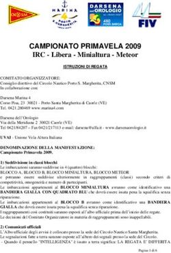 CAMPIONATO PRIMAVELA 2009 - IRC - Libera - Minialtura - Meteor
