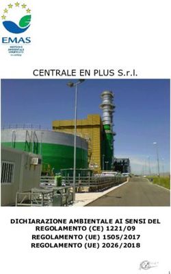 CENTRALE EN PLUS S.r.l - DICHIARAZIONE AMBIENTALE AI SENSI DEL REGOLAMENTO (CE) 1221/09 REGOLAMENTO (UE) 1505/2017 REGOLAMENTO (UE) 2026/2018 - Alpiq