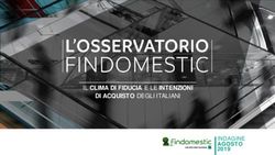 IL CLIMA DI FIDUCIA E LE INTENZIONI - DI ACQUISTO DEGLI ITALIANI - Osservatorio Findomestic
