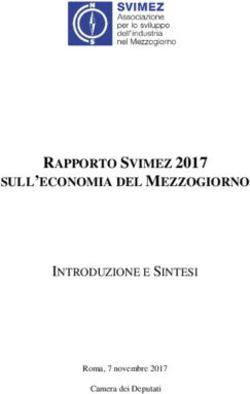 RAPPORTO SVIMEZ 2017 SULL'ECONOMIA DEL MEZZOGIORNO - INTRODUZIONE E SINTESI - Cliclavoro