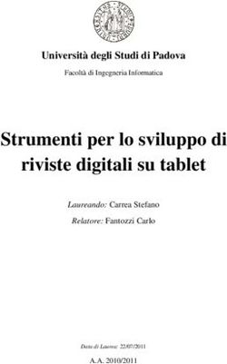 Strumenti per lo sviluppo di riviste digitali su tablet - Università degli Studi di Padova