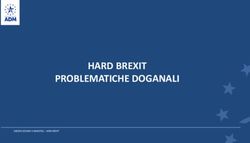 HARD BREXIT PROBLEMATICHE DOGANALI - AGENZIA DOGANE E MONOPOLI - HARD BREXIT