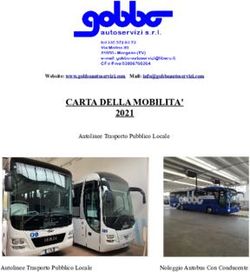 CARTA DELLA MOBILITA' 2021 - AUTOLINEE TRASPORTO PUBBLICO LOCALE - AUTOLINEETRASPORTOPUBBLICOLOCALE NOLEGGIOAUTOBUSCONCONDUCENTE - GOBBO AUTOSERVIZI