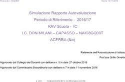 I.C. DON MILANI - CAPASSO - NAIC8GQ00T - Simulazione Rapporto Autovalutazione Periodo di Riferimento - 2016/17 RAV Scuola - IC