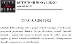 CORSI A.A.2021/2022 ISTITUTO di MODA BURGO - sede di LECCE