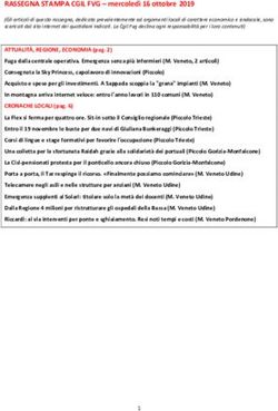 RASSEGNA STAMPA CGIL FVG - mercoled&igrave; 16 ottobre 2019