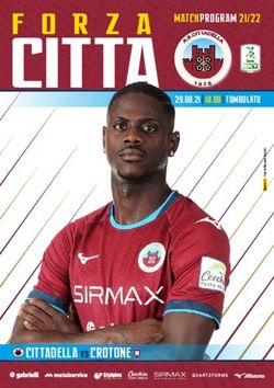 CITTA - CITTADELLA VS CROTONE - MATCHPROGRAM 21/22