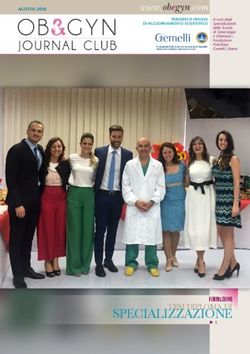 Specializzazione - www.obegyn.com AGOSTO 2018