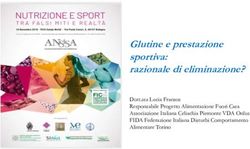 Glutine e prestazione sportiva: razionale di eliminazione? - Dott.ssa Lucia Fransos Responsabile Progetto Alimentazione Fuori Casa Associazione ...