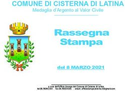 Rassegna Stampa COMUNE DI CISTERNA DI LATINA - Medaglia d'Argento al Valor Civile