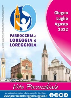Vita Parrocchiale - LOREGGIA e LOREGGIOLA