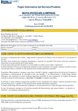 MUTUI IPOTECARI A IMPRESE - Banca Popolare del Lazio