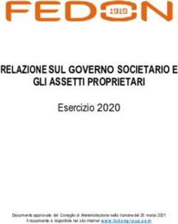 RELAZIONE SUL GOVERNO SOCIETARIO E GLI ASSETTI PROPRIETARI - Esercizio ...