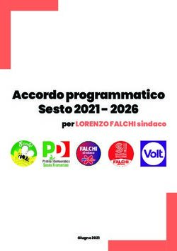 Accordo programmatico Sesto 2021 2026 - per LORENZO FALCHI sindaco - Giugno 2021 - TuttoSesto