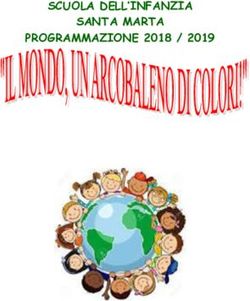 SCUOLA DELL'INFANZIA SANTA MARTA PROGRAMMAZIONE 2018 / 2019 - scuola santa marta ...