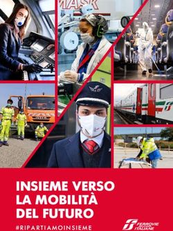 INSIEME VERSO LA MOBILITÀ DEL FUTURO - FS Italiane