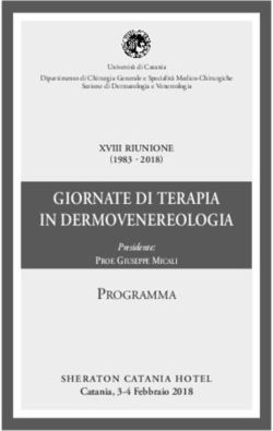 GIORNATE DI TERAPIA IN DERMOVENEREOLOGIA - l a duc a viaggi