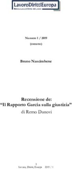 Recensione de: "Il Rapporto Garcia sulla giustizia" - di Remo Danovi Bruno Nascimbene - Lavoro Diritti Europa