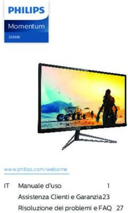 IT Manuale d'uso 1 Assistenza Clienti e Garanzia 23 Risoluzione dei problemi e FAQ 27 - Philips
