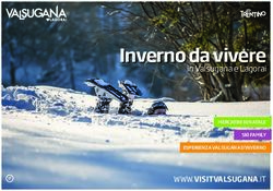 Inverno da vivere WWW.VISITVALSUGANA.IT - in Valsugana e Lagorai - APT Valsugana