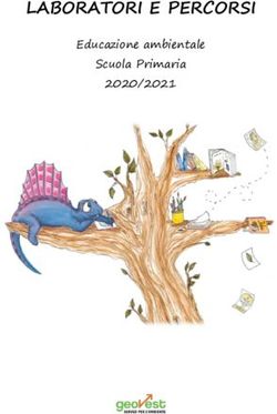 LABORATORI E PERCORSI - Educazione ambientale Scuola Primaria 2020/2021 - GEOVEST