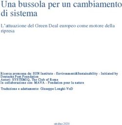 Una bussola per un cambiamento di sistema - ArcipelagoMilano