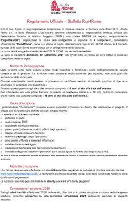 Regolamento Ufficiale - Staffetta Run4Rome - RUN ROME ...