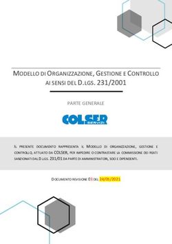 AI SENSI DEL D.LGS. 231/2001 - MODELLO DI ORGANIZZAZIONE, GESTIONE E CONTROLLO - Colser